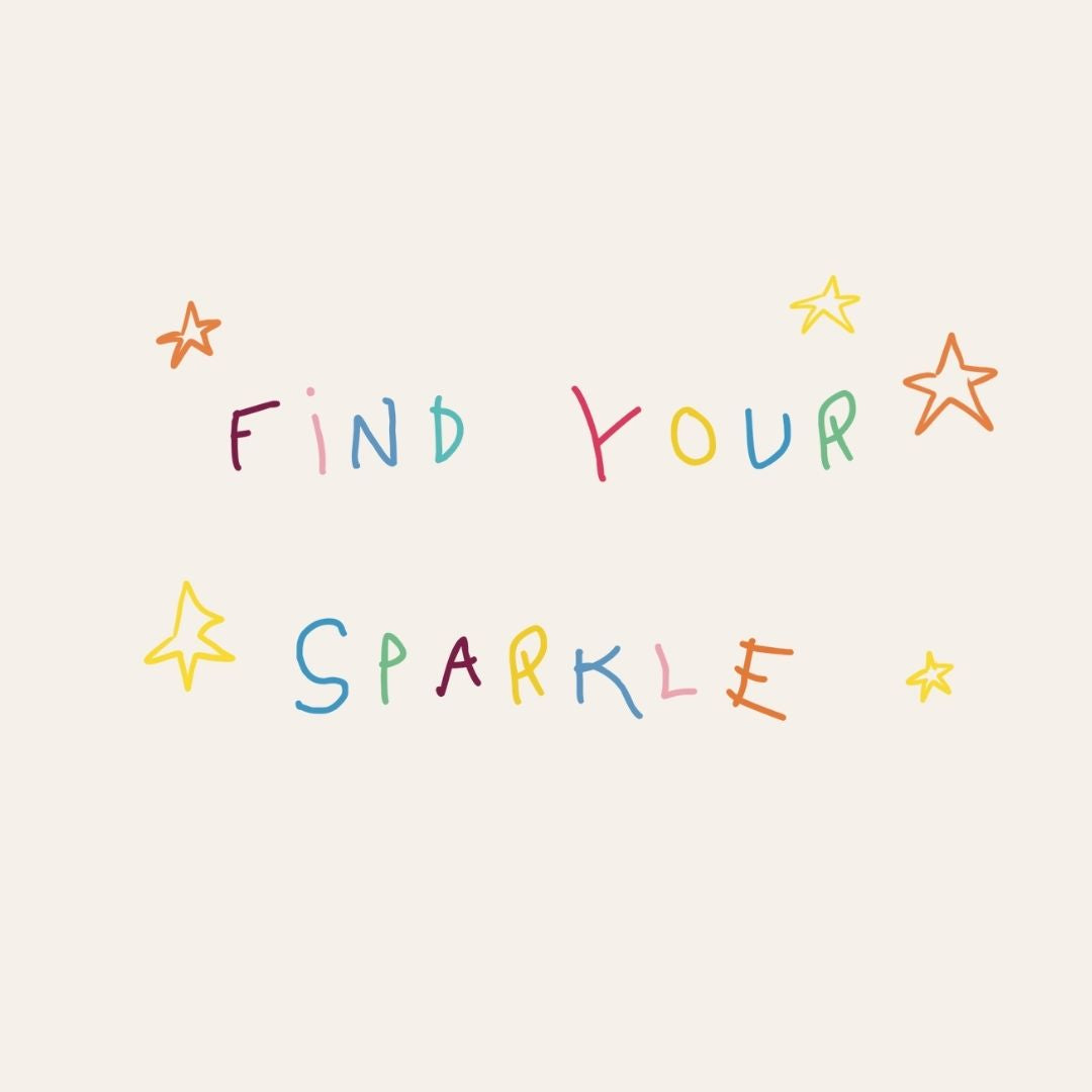 Hoodie - "Find your sparkle" carribean blue