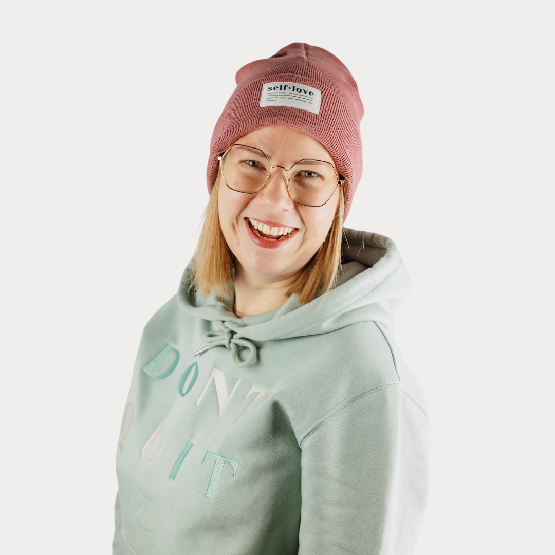 Mütze "self love" in Wildberry (Beanie)