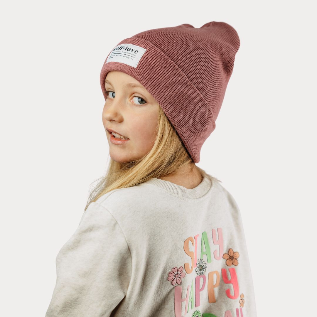 Mütze "self love" in Wildberry (Beanie)