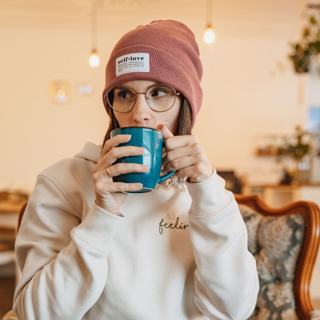 Mütze "self love" in Wildberry (Beanie)