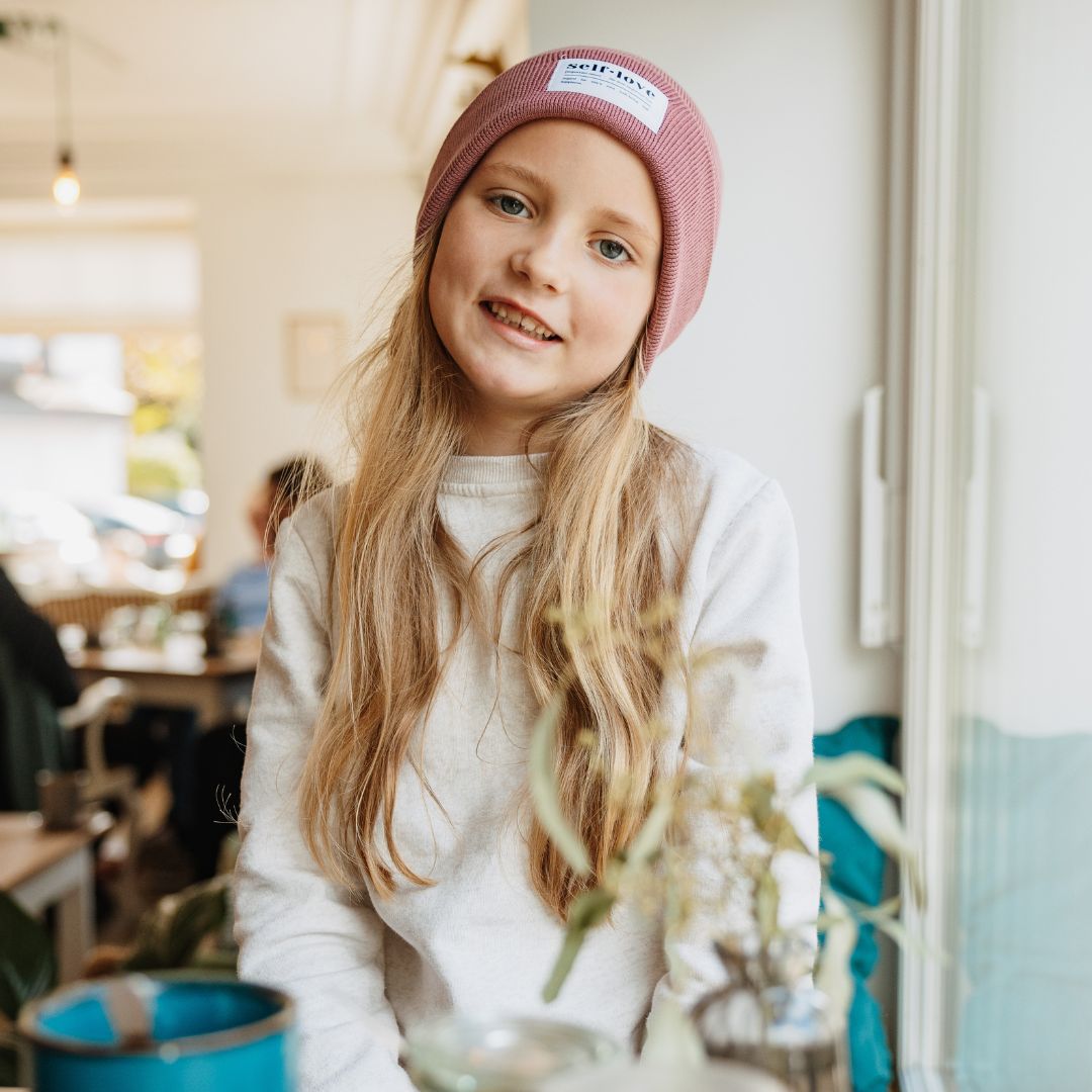 Mütze "self love" in Wildberry (Beanie)