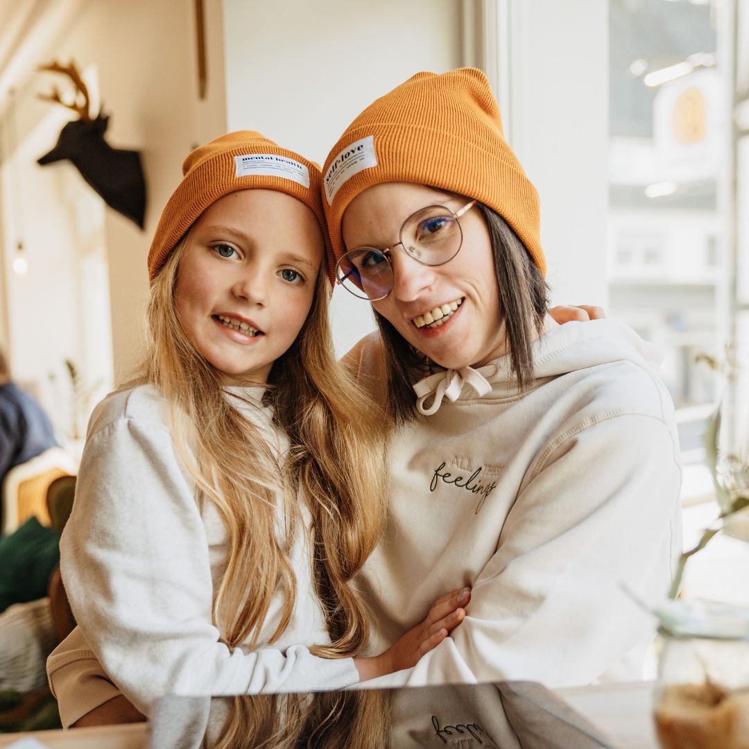 Mütze "self love" in Bright-Autumn (Beanie)