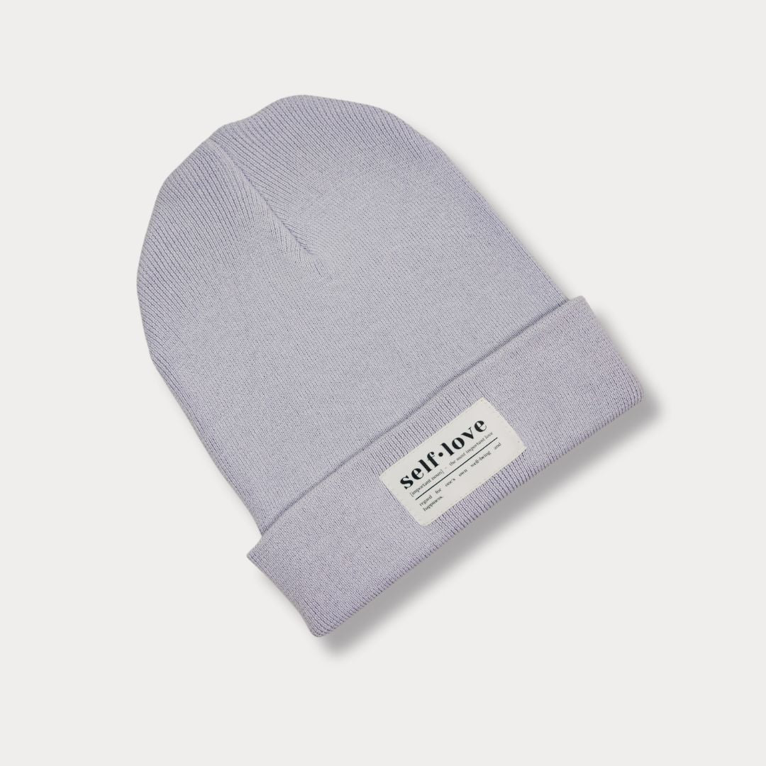 Mütze "self love" in Lavender (Beanie)