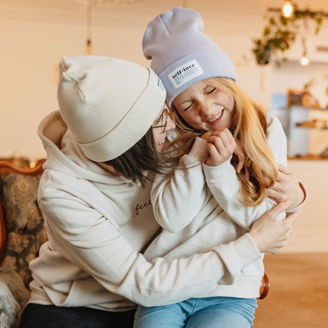 Mütze "self love" in Lavender (Beanie)