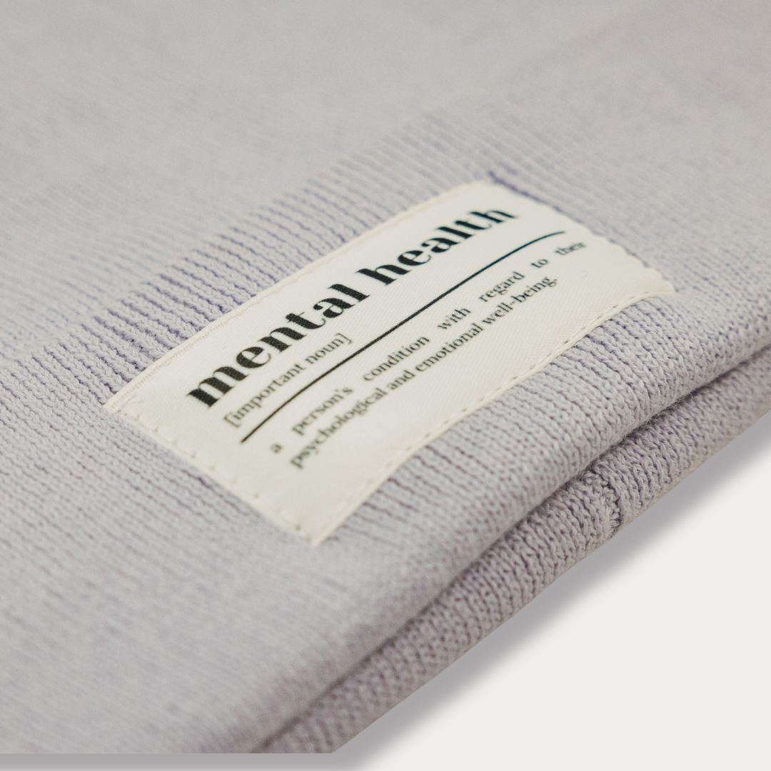 Mütze "Mental Health" in Lavender (Beanie)