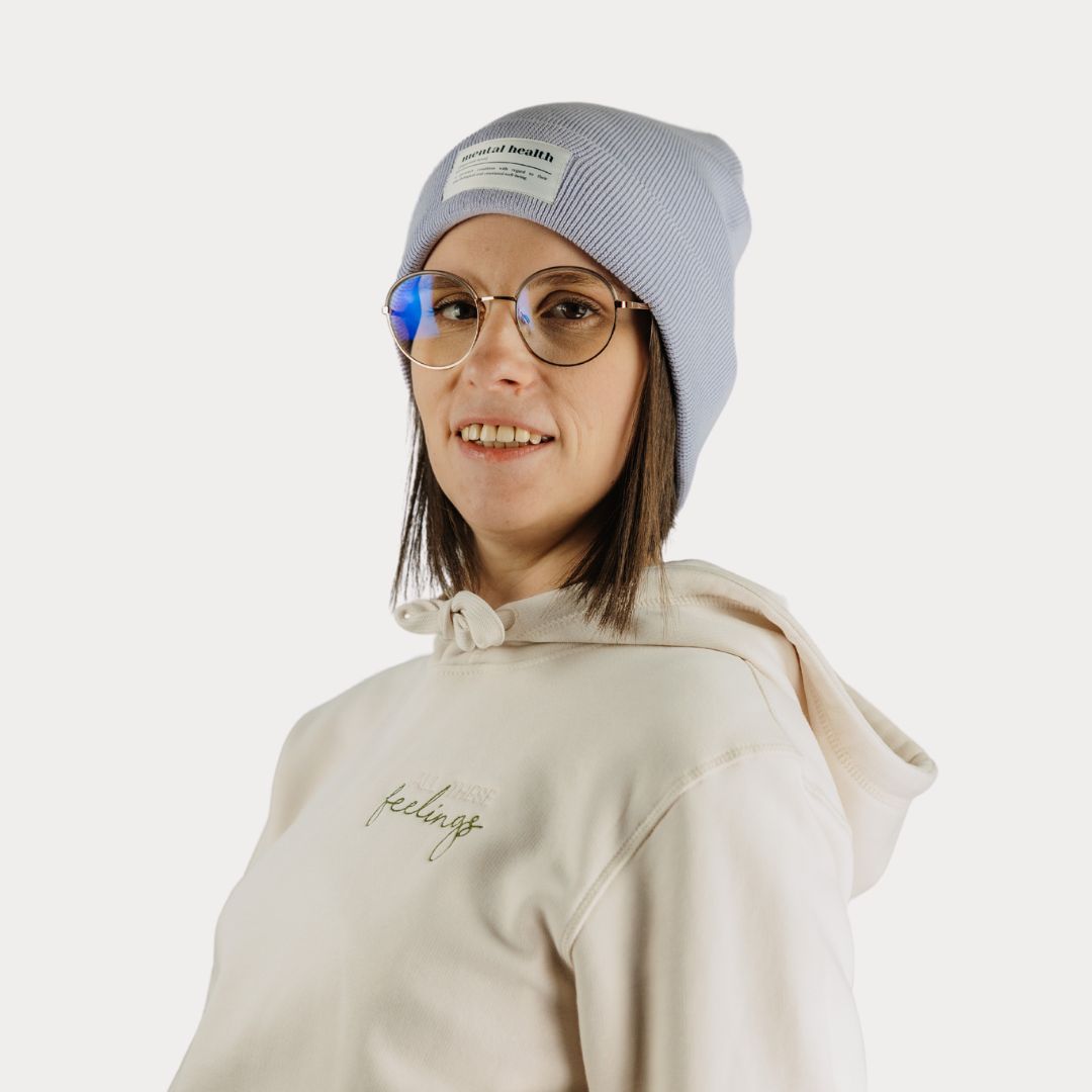 Mütze "Mental Health" in Lavender (Beanie)