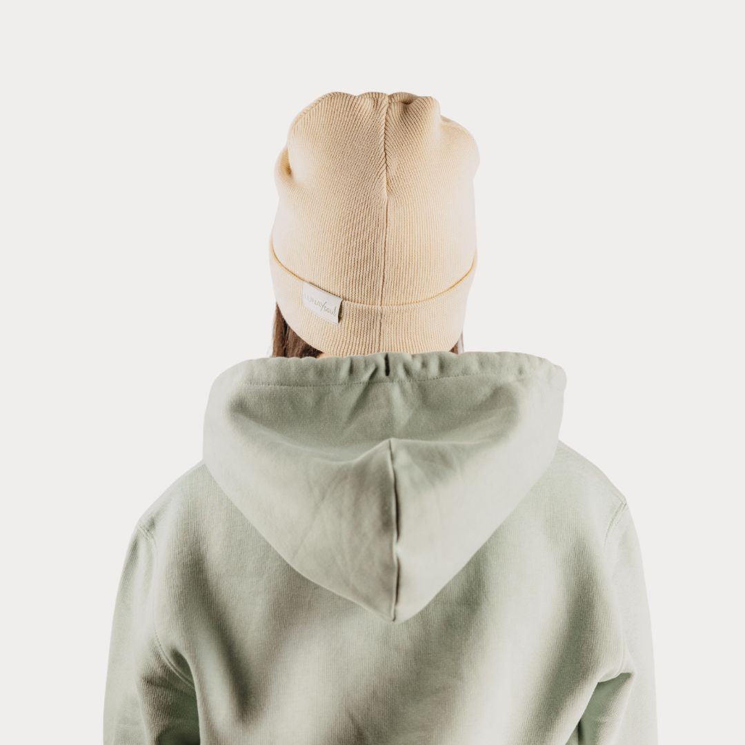Mütze "Mental Health" in Creme (Beanie)