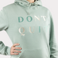 Hoodie "Do it, dont quit“ aloefarben